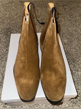 Express Men's Brown Suede Ankle Boots NWT